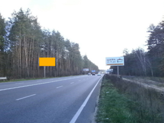 Фото рекламної площини за адресою Км 4+600 от  ул. Генерала Наумова, направление на Киев, Трасса Ирпень-Киев