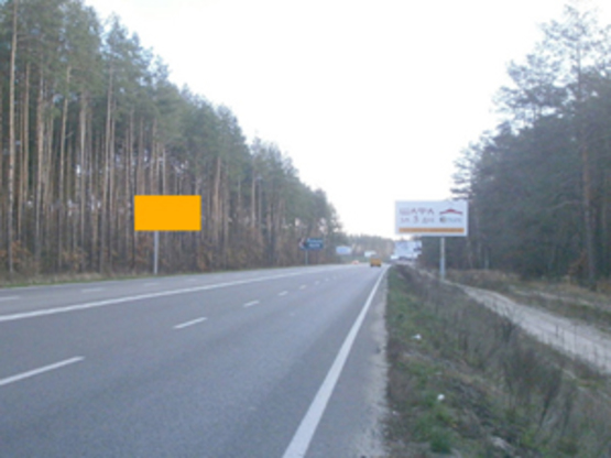 Фото рекламной плоскости по адресу Км 4+400 от  ул. Генерала Наумова, направление на Киев , Трасса Ирпень-Киев