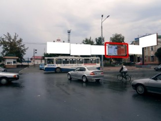 Фото рекламной плоскости по адресу Привокзальна - Грюнвальдська ( залізничний,автовокзал ) правий