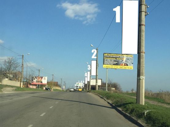 Фото рекламної площини за адресою Херсонская