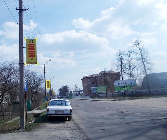 Фото рекламной плоскости по адресу вул. Львівська, к-ть 15 шт.(центр.виїзд на Львів)