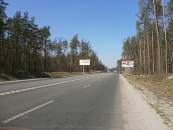 Фото рекламной плоскости по адресу Км 2+250 от  ул. Генерала Наумова, направление на Киев, Трасса Ирпень-Киев