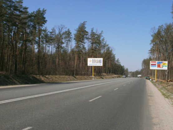 Фото рекламної площини за адресою Км 2+250 от  ул. Генерала Наумова, направление из Киева, Трасса Ирпень-Киев