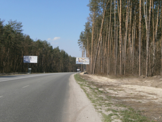 Фото рекламної площини за адресою Км 1+150 от  ул. Генерала Наумова, направление из Киева, Трасса Ирпень-Киев