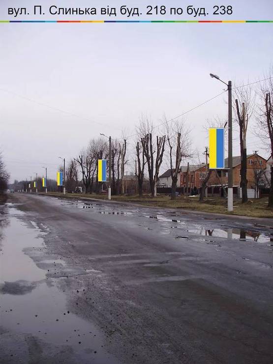 Фото рекламної площини за адресою П.Слинька, Олександрівська