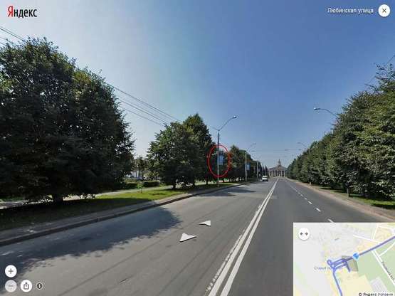 Фото рекламной плоскости по адресу вул. Любінська (ліва сторона) - від/до Аеропорту