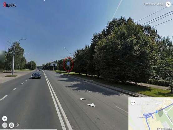 Фото рекламной плоскости по адресу вул. Любінська (ліва сторона) - від/до Аеропорту