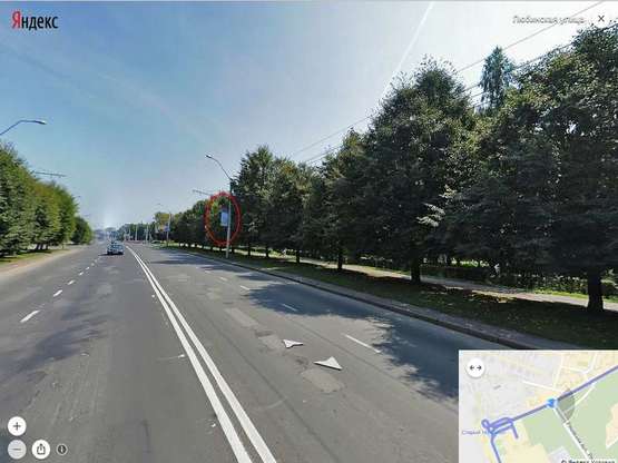 Фото рекламной плоскости по адресу вул. Любінська (ліва сторона) - від/до Аеропорту