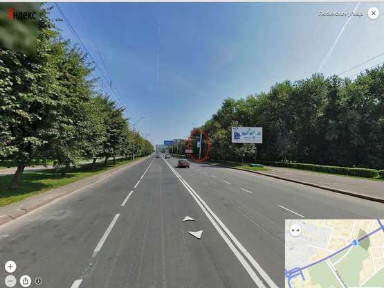 Фото рекламной плоскости по адресу вул. Любінська (ліва сторона) - від/до Аеропорту