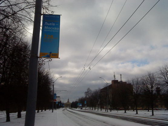 Фото рекламной плоскости по адресу вул. Любінська (ліва сторона) - від вул. Виговського до Аеропорту