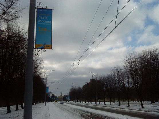 Фото рекламной плоскости по адресу вул. Любінська (ліва сторона) - від вул. Виговського до Аеропорту