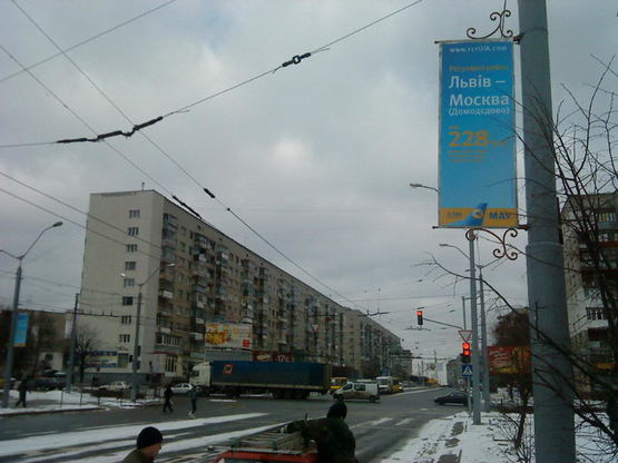 Фото рекламной плоскости по адресу вул. Любінська (ліва сторона) - від Аеропорту до вул. Виговського