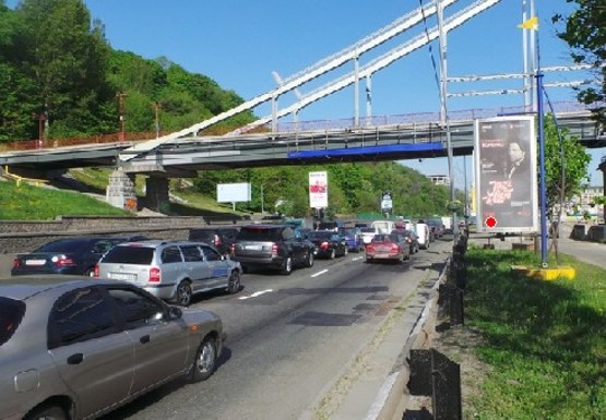 Фото рекламной плоскости по адресу Набережное шоссе (эл. опора № 11-12)