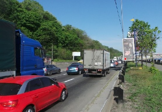 Фото рекламной плоскости по адресу Набережное шоссе (эл. опора № 20)