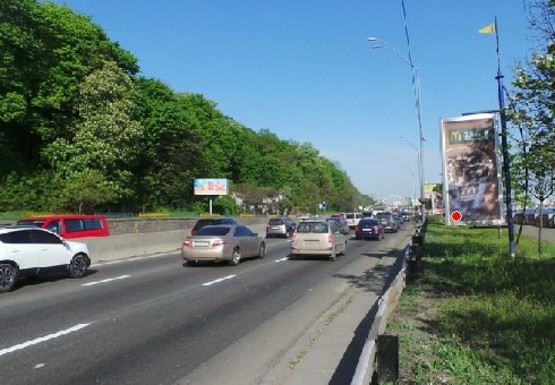 Фото рекламной плоскости по адресу Набережное шоссе (эл. опора № 27-28)