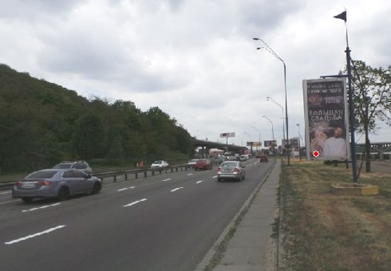 Фото рекламной плоскости по адресу Набережное шоссе (эл. опора № 85-86)