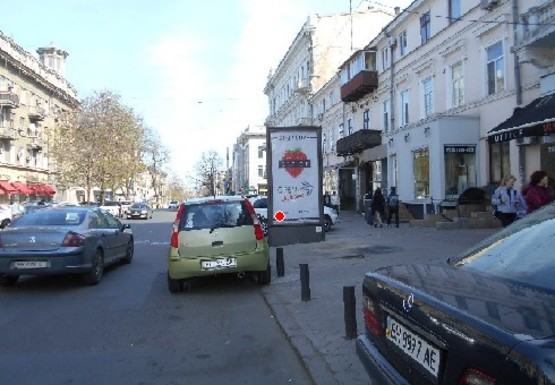 Фото рекламної площини за адресою Греческая ул., 23 - Екатерининская  ул.