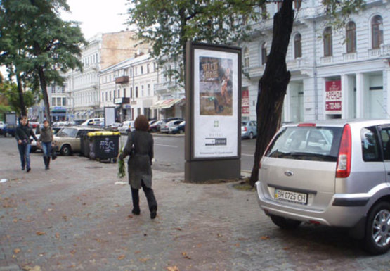 Фото рекламной плоскости по адресу Греческая - Екатерининская В