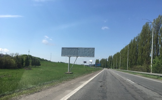 Фото рекламної площини за адресою Бориспільске шосе (М-03) за 200 метрів до з'їзда із Бориспіль-аєропорт, рух до Киева, ліворуч