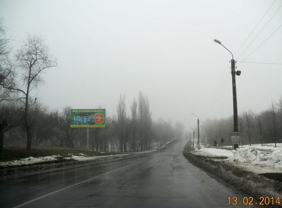 Фото рекламної площини за адресою ул.Киевская (первый от пл.Победы в направлении  Автовокзала) сторона Б