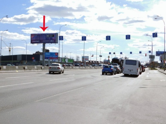 Фото рекламной плоскости по адресу Палладина Академика пр-т, возле ул.Стеценка, на треугольнике, к ст.м.Академгородок