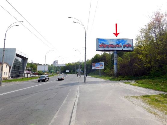 Фото рекламной плоскости по адресу Протасов Яр ул. 1, к Соломенской пл., от Краснозвездного пр-та, из центра