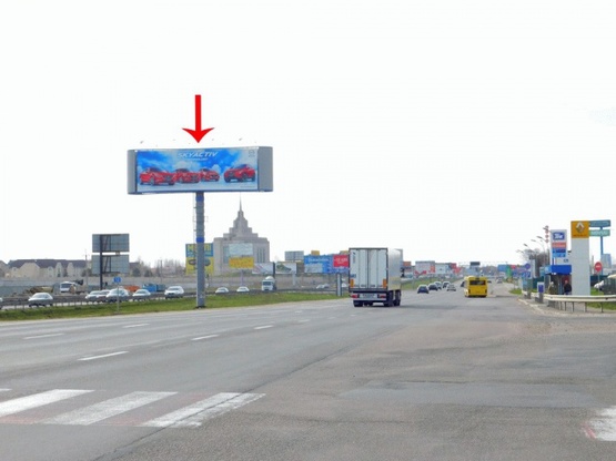 Фото рекламной плоскости по адресу Кольцевая дорога /ул. Трублаини