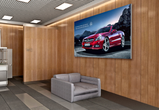 Фото рекламной плоскости по адресу Зал ожидания вылетов, 1 этаж (Терминал B)