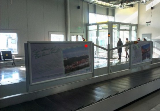 Фото рекламної площини за адресою Зал получения багажа, 1 этаж (Терминал D)