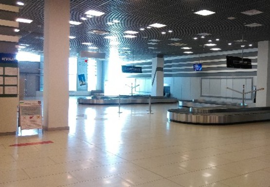 Фото рекламної площини за адресою Зал получения багажа, 1 этаж (Терминал А)