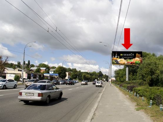 Фото рекламной плоскости по адресу Лобановского пр. (бывш. Краснозвездный пр.) / Пролетарская ул., напротив, в сторону Севастопольская пл.
