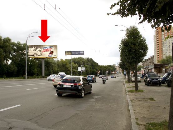 Фото рекламной плоскости по адресу Лобановского пр. (бывш. Краснозвездный пр.) / Пролетарская ул., 6, напротив, в сторону Демеевская пл. (бывш. Московская пл.)