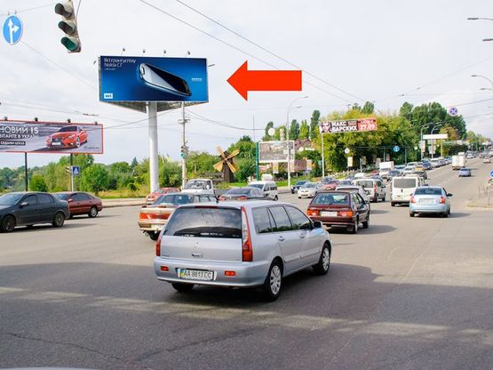 Фото рекламної площини за адресою Лобановского пр. (бывш. Краснозвездный пр.), 82, в сторону Севастопольская пл.