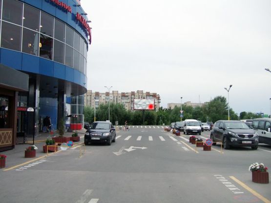 Фото рекламної площини за адресою новая дорога, "ЕПІЦЕНТР", ТРЦ "ОАЗИС", заїзд на "ОАЗИС". неподалік: "Епіцентр", супермаркет "Таврія В", "Сільпо", ТРЦ "Оазис", центральний ринок, елітна забудова "Набережний квартал" (центр)