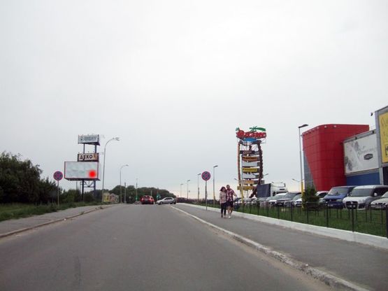 Фото рекламної площини за адресою новая дорога, "ЕПІЦЕНТР", ТРЦ "ОАЗИС", заїзд на "ОАЗИС". неподалік: "Епіцентр", супермаркет "Таврія В", "Сільпо", ТРЦ "Оазис", центральний ринок, елітна забудова "Набережний квартал" (центр)
