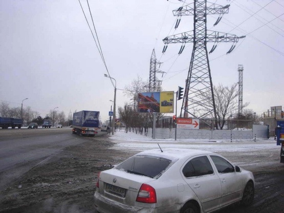 Фото рекламной плоскости по адресу Заводская Набережная, ул. - Ударников ул. (магазин дайвинга "Giperdive), в направл. Амурского моста