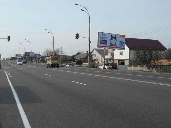 Фото рекламной плоскости по адресу м. Бровари, вул. Київська, 51