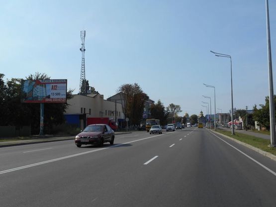 Фото рекламной плоскости по адресу м. Бровари, вул. Київська, 172