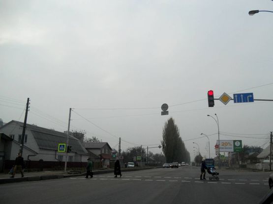 Фото рекламной плоскости по адресу м. Бровари, вул. Київська, 217