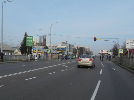 Фото рекламної площини за адресою м. Бровари, вул. Київська, 217