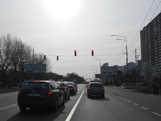 Фото рекламной плоскости по адресу м. Бровари, вул. Київська