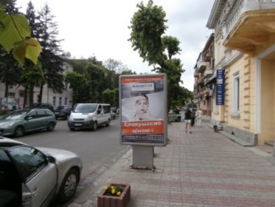 Фото рекламної площини за адресою Грушевського   (навпроти Просвіти) №1