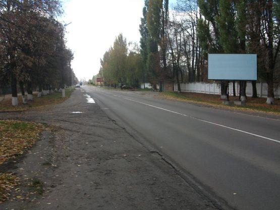 Фото рекламної площини за адресою вул. Декабристів, навпроти 276. В'їзд на КП
