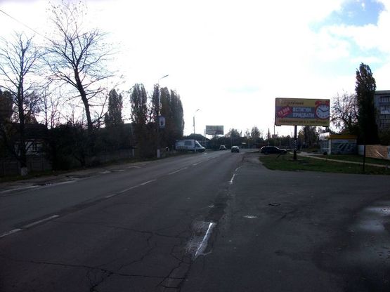 Фото рекламной плоскости по адресу вул. Декабристів, навпроти 220 після 2-го в'їзду на ЖК "Столичний"