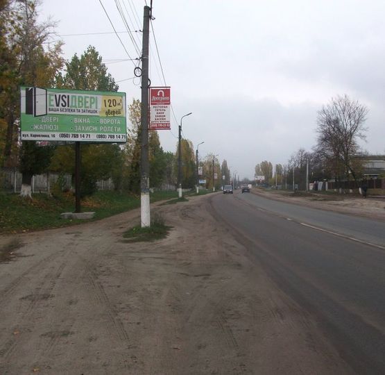 Фото рекламної площини за адресою вул. Декабристів, навпроти 192 (біля в'їзду в в/м 11) 