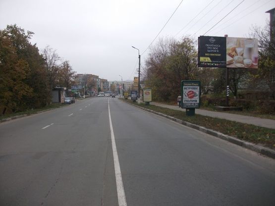 Фото рекламной плоскости по адресу вул. Декабристів, 9, 50 м від перехрестя з вул. Шевченко