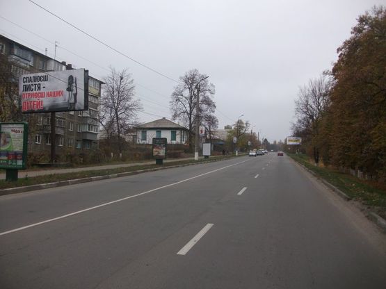 Фото рекламной плоскости по адресу вул. Декабристів, 9, 50 м від перехрестя з вул. Шевченко