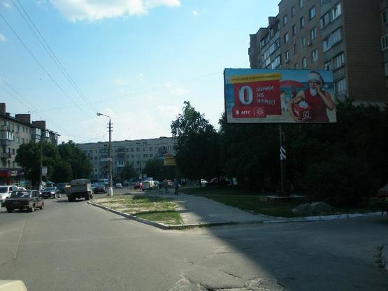 Фото рекламної площини за адресою вул. Декабристів, 1, 50 м від перехрестя з вул. Грушевського, навпроти ЕКО-Маркет