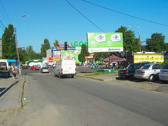 Фото рекламної площини за адресою Содружества ул., 66 - 200 лет Кривому Рогу пр.