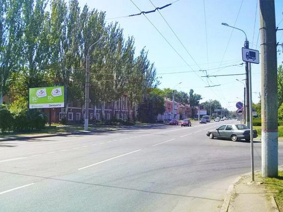 Фото рекламної площини за адресою Днепровское шоссе ул., 24, (поворот на автовокзал), на пл. Маяковского